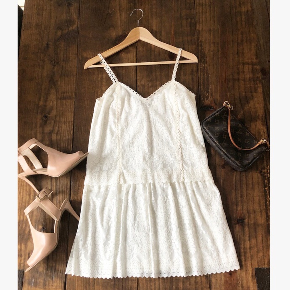 DV Dolce Vita white lace dress